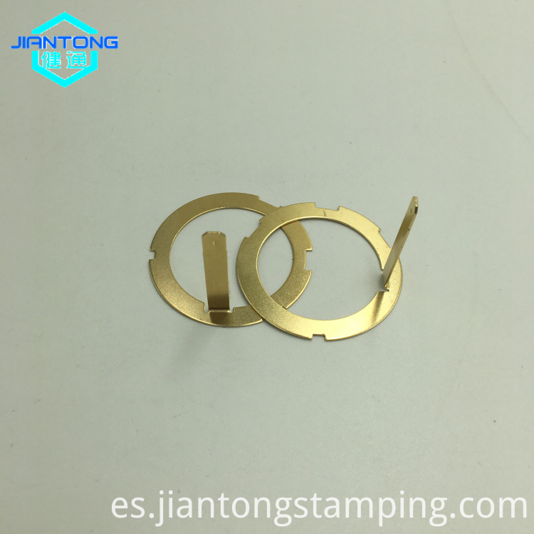 Clips de chapa de metal personalizados troquelado pequeña pieza de latón custom sheet metal clips die stamping small brass part